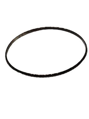 Vintage Textured Bangle Bracelet  Silver Tone Classic Retro 80s Fashion Jewelry